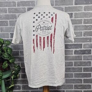 Howitzer Patriot MFG American Flag T-Shirt Men's‎ XL USA Military Patriotic USA